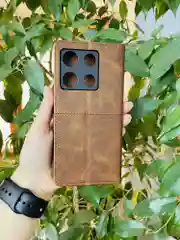 Тёмно-коричневый чехол книжка elitcase для Infinix Note 30 Pro / Инфиникс Ноте 30 Про