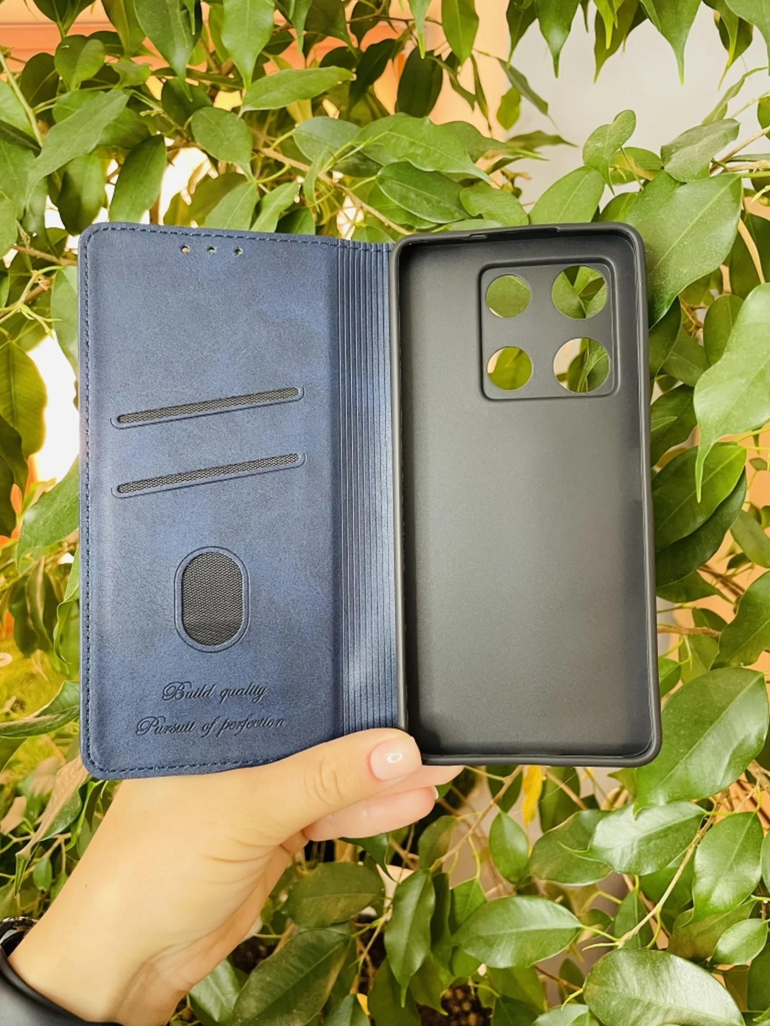 Синий чехол книжка elitcase для Infinix Note 30 Pro / Инфиникс Ноте 30 Про