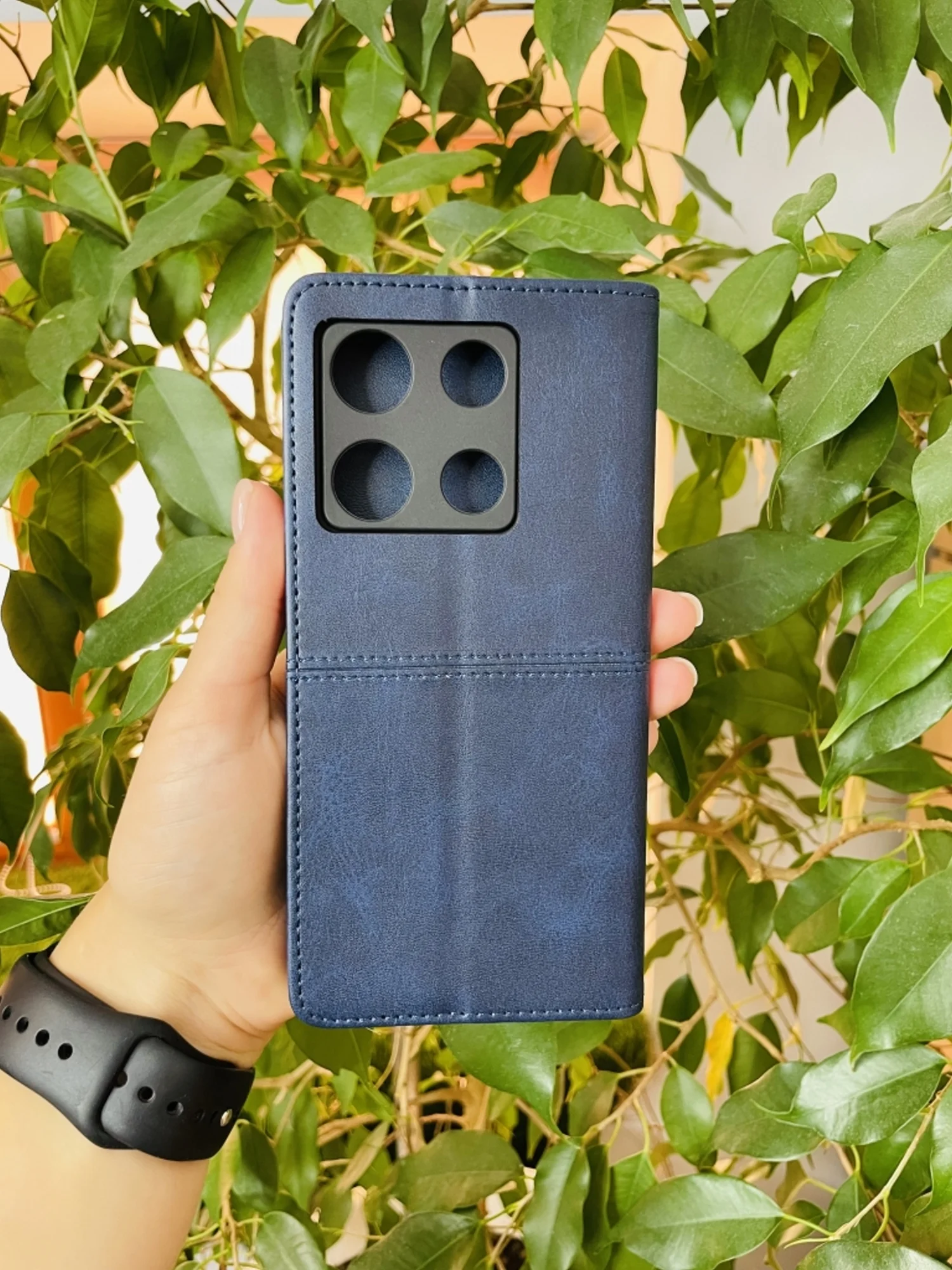Синий чехол книжка elitcase для Infinix Note 30 Pro / Инфиникс Ноте 30 Про