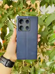 Синий чехол книжка elitcase для Infinix Note 30 Pro / Инфиникс Ноте 30 Про