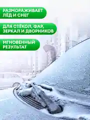 Размораживатель стекол и замков авто GRASS Defroster, антилед, 600 мл