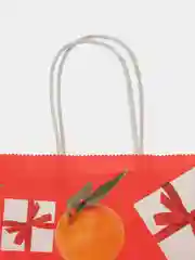 Бордовый пакет под бутылку подарочный, новогодний, 13 x 36 х 10 см