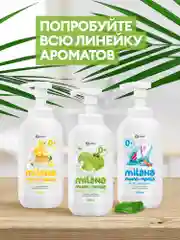 Жидкое мыло-пенка для рук GRASS Milana 1,5 л, 3 аромата: лимона, фисташки, морской бриз