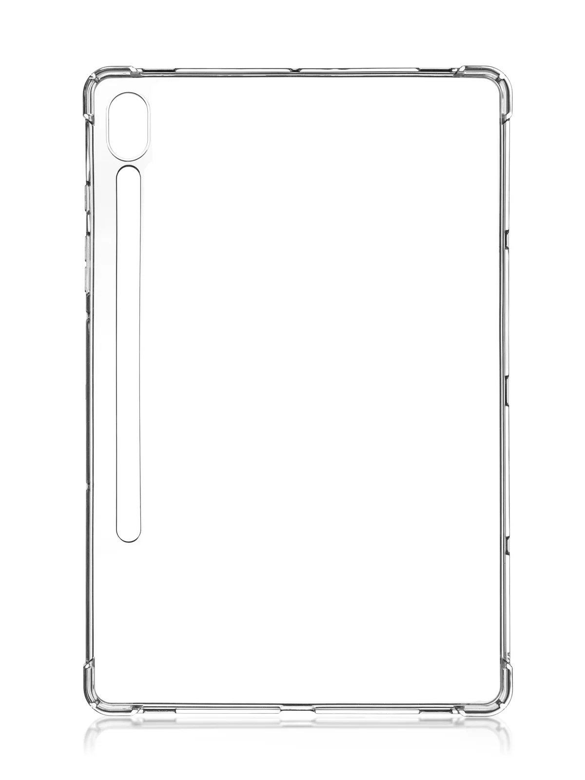 Прозрачный чехол для Samsung Galaxy Tab S9, 11" противоударный силиконовый КАРТОФАН с защитой углов