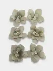 Цветы из фоамирана ,6 шт, 6 см