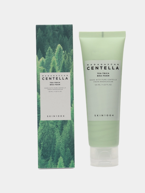 Пенка для умывания SKIN1004 Madagascar Centella Tea-Trica BHA Foam, 125 мл