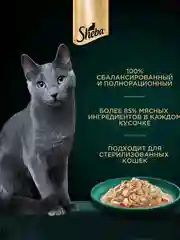 Влажный корм для кошек SHEBA® Крафт Коллекция «Сочные слайсы. Курица в соусе» 28шт по 75г