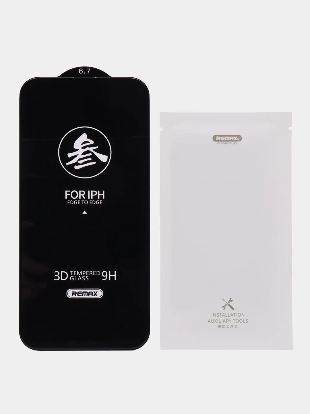 Защитное стекло Remax на iPhone (Айфон) 16, 15, 14, 13, 12, 11, XR, XS, Pro Max, Plus