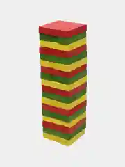 Настольная игра Цветная башня Brauberg Kids, 665493, для семьи, дженга подарочный набор