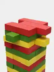 Настольная игра Цветная башня Brauberg Kids, 665493, для семьи, дженга подарочный набор