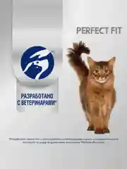 Cухой полнорационный корм PERFECT FIT™ для взрослых кошек, с говядиной, 650г