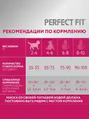Cухой полнорационный корм PERFECT FIT™ для взрослых кошек, с говядиной, 650г