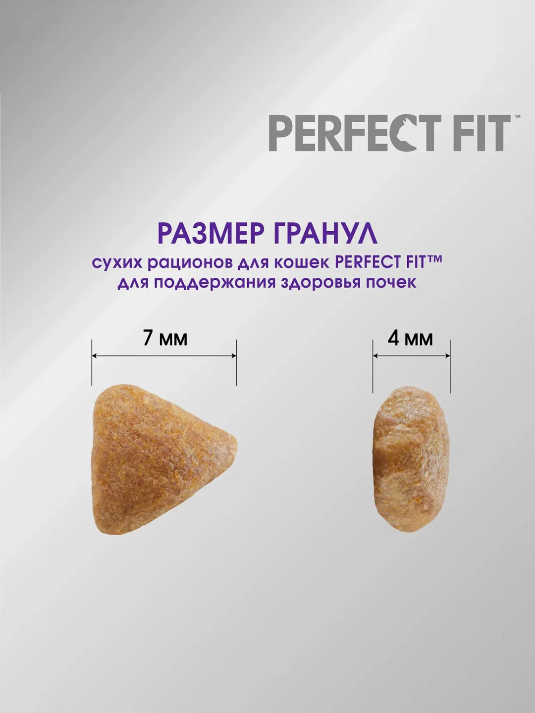 Сухой полнорационный корм PERFECT FIT™ «Здоровье почек» для взрослых кошек с лососем, 650г