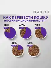 Сухой полнорационный корм PERFECT FIT™ «Здоровье почек» для взрослых кошек с лососем, 650г