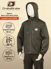 Куртка (ветровка на флисе) Drake Brake Mens Soft-Shell Jacket, рост 172-183