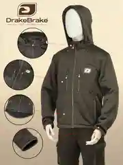 Куртка (ветровка на флисе) Drake Brake Mens Soft-Shell Jacket, рост 172-183