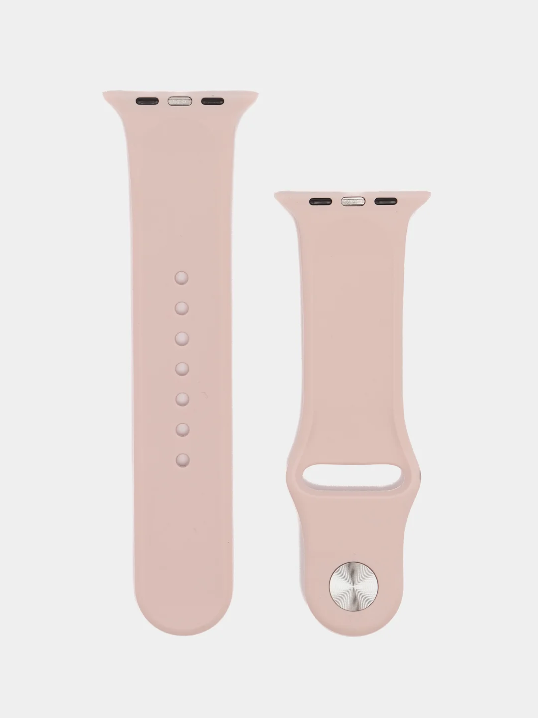 Светло-бежевый силиконовый ремешок для Apple Watch