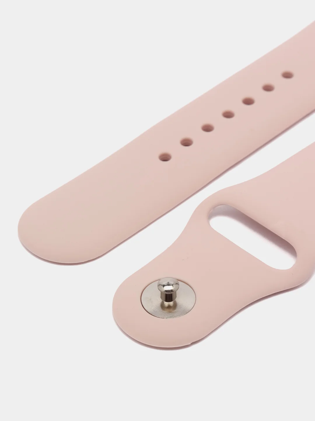 Светло-бежевый силиконовый ремешок для Apple Watch