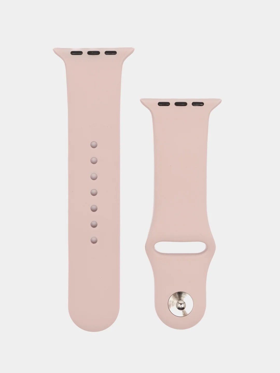 Светло-бежевый силиконовый ремешок для Apple Watch