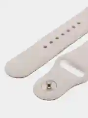 Серый металлик силиконовый ремешок для Apple Watch