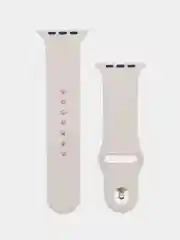 Серый металлик силиконовый ремешок для Apple Watch