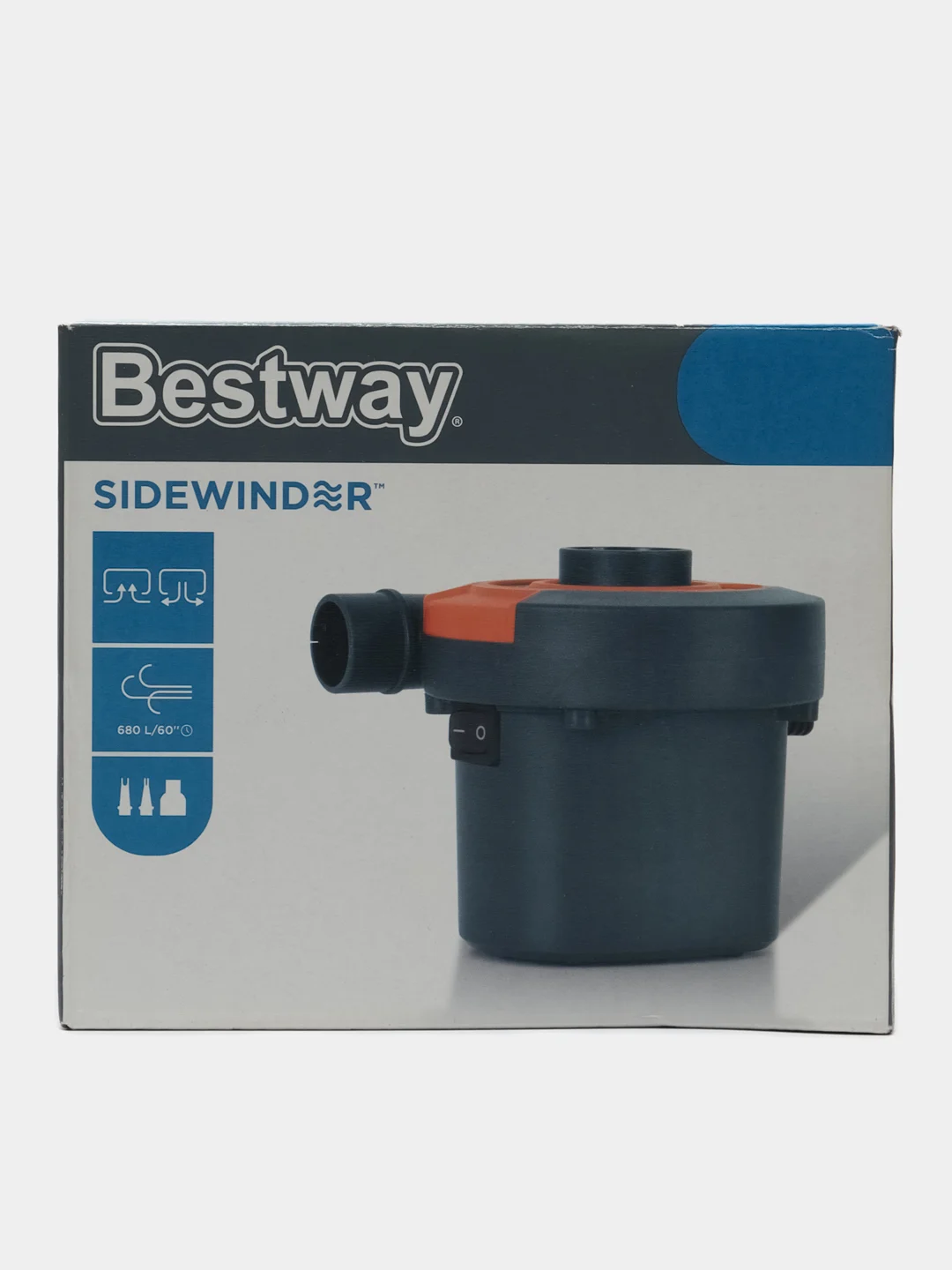 Насос электрический 220в для надувного матраса, лодок Bestway