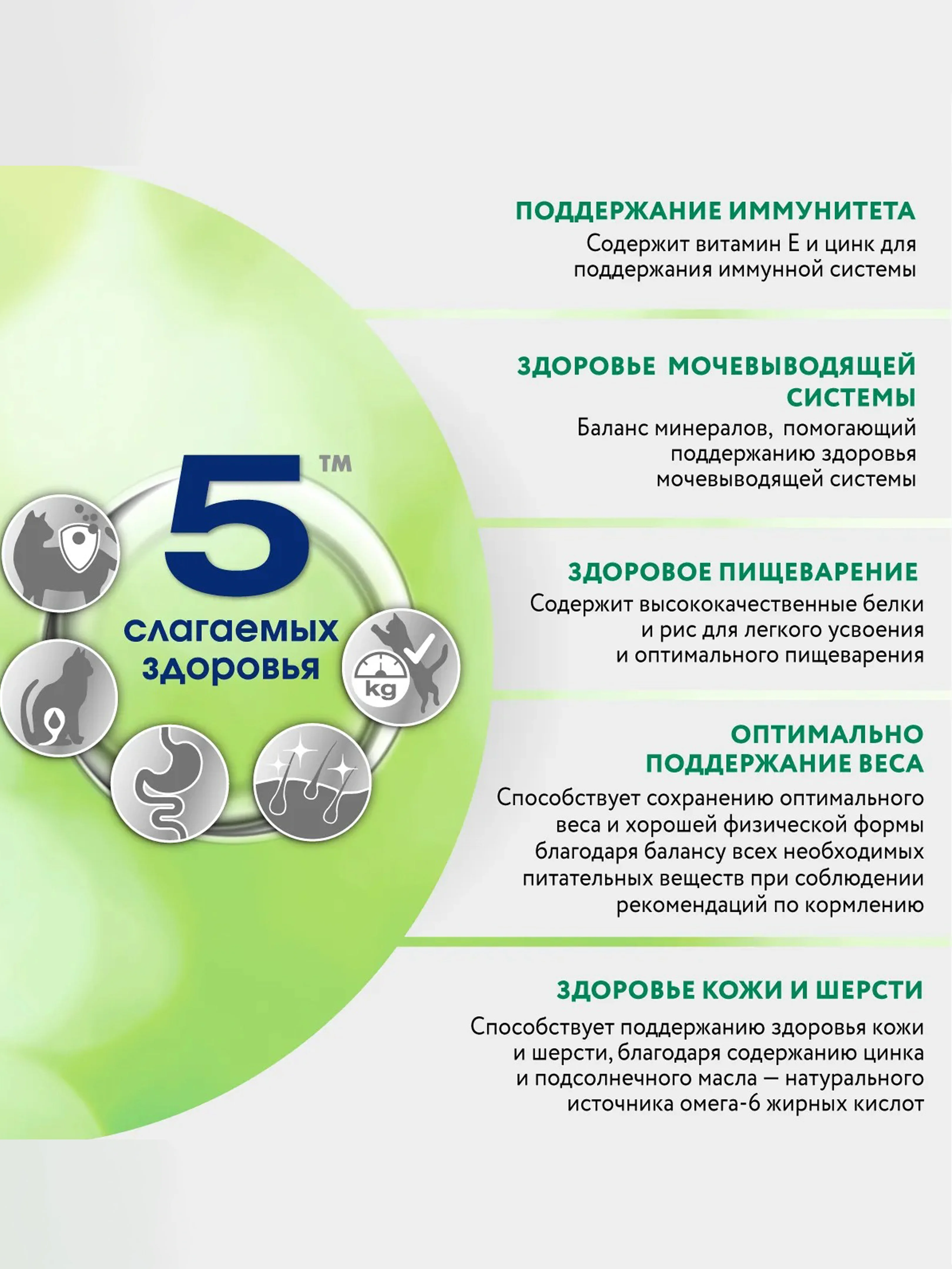 Сухой корм Perfect Fit Immunity для иммунитета кошек говядина, семяна льна, голубика 5.5кг
