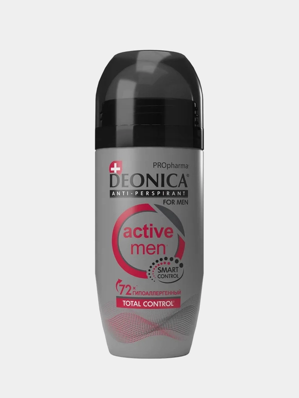 Антиперспирант DEONICA FOR MEN PROpharma ACTIVE  MEN, ролик, 50мл