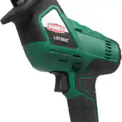 Аккумуляторная сабельная пила (ножовка) Hammer LZK18DC 18В 2x2Ач LiION 0-2500ход/мин