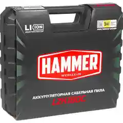 Аккумуляторная сабельная пила (ножовка) Hammer LZK18DC 18В 2x2Ач LiION 0-2500ход/мин