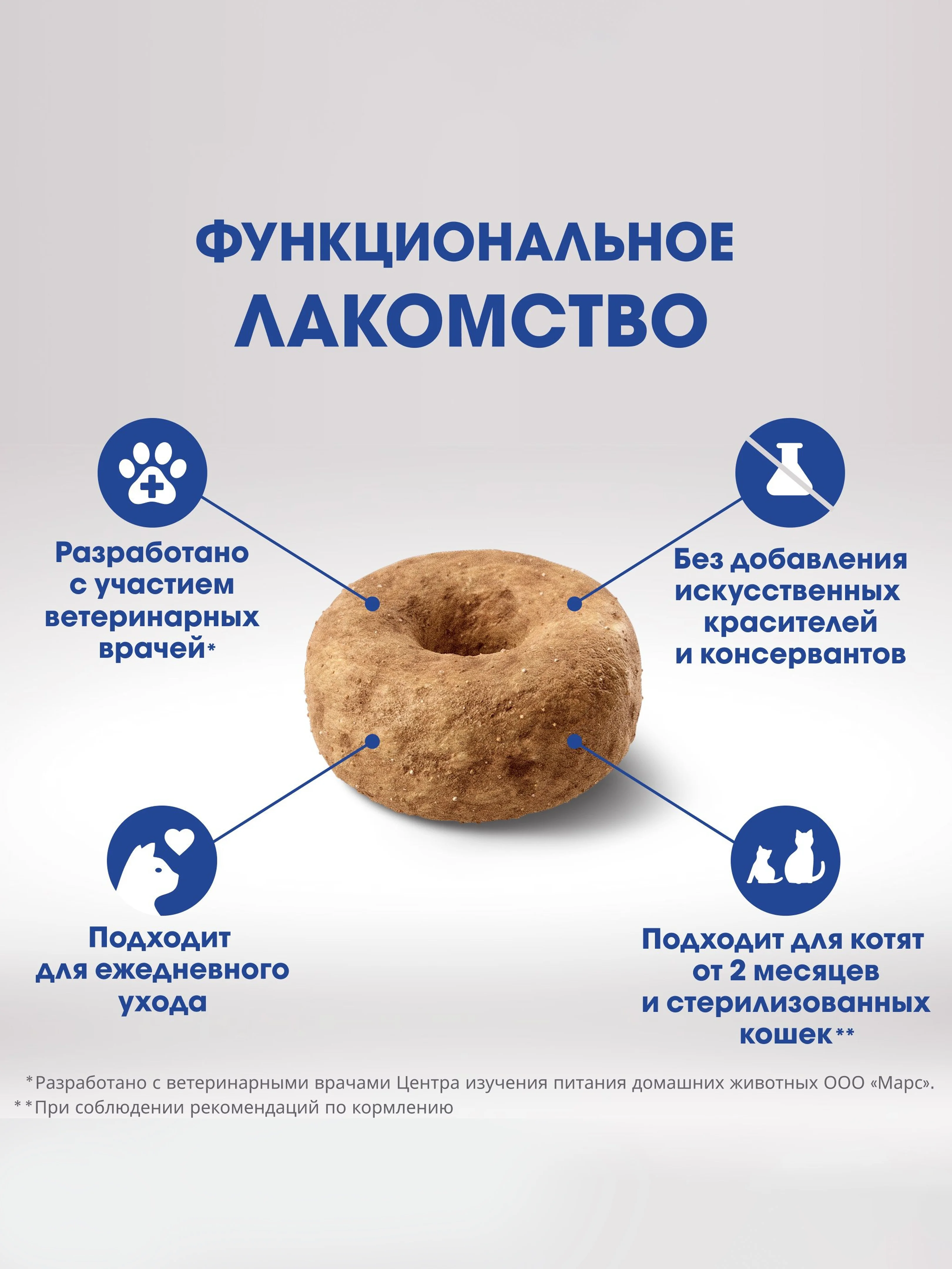 Лакомство для кошек Perfect Fit Immunity, функциональное, с курицей, 50 г