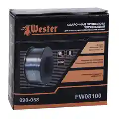 Проволока сварочная флюсовая 0,8 мм 1 кг WESTER FW 08100