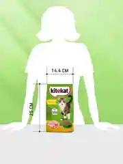 Сухой полнорационный корм KITEKAT™ для взрослых кошек «Курочка Аппетитная», 800г