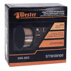 Проволока сварочная нержавеющая 0,8 мм 1 кг WESTER STW 08100