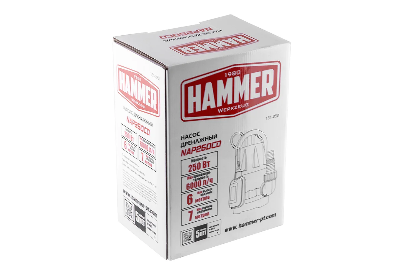 Дренажный насос HAMMER NAP250CD