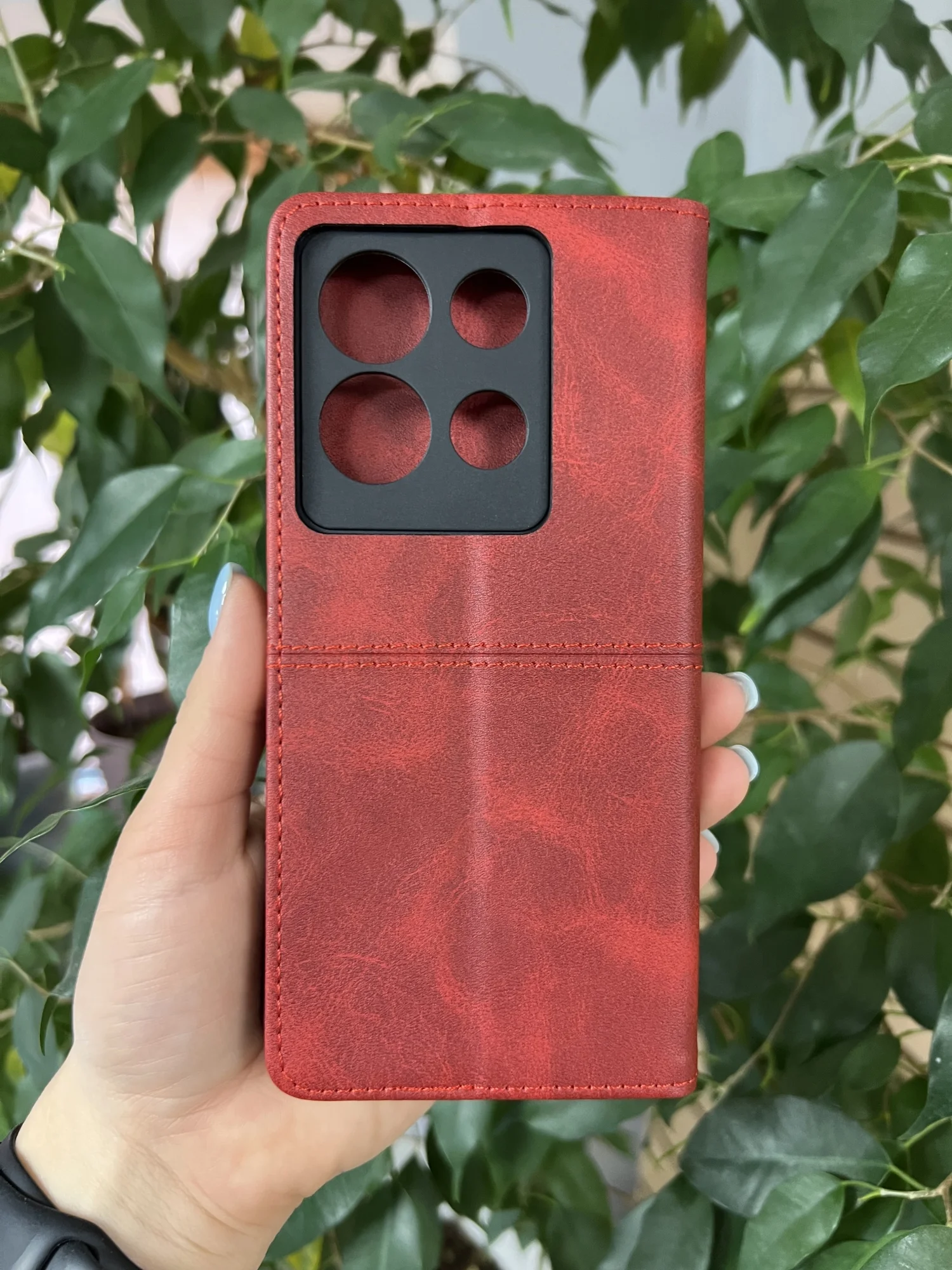 Красный чехол книжка elitcase для Infinix Note 30 4G / Инфиникс Ноте 30 4G
