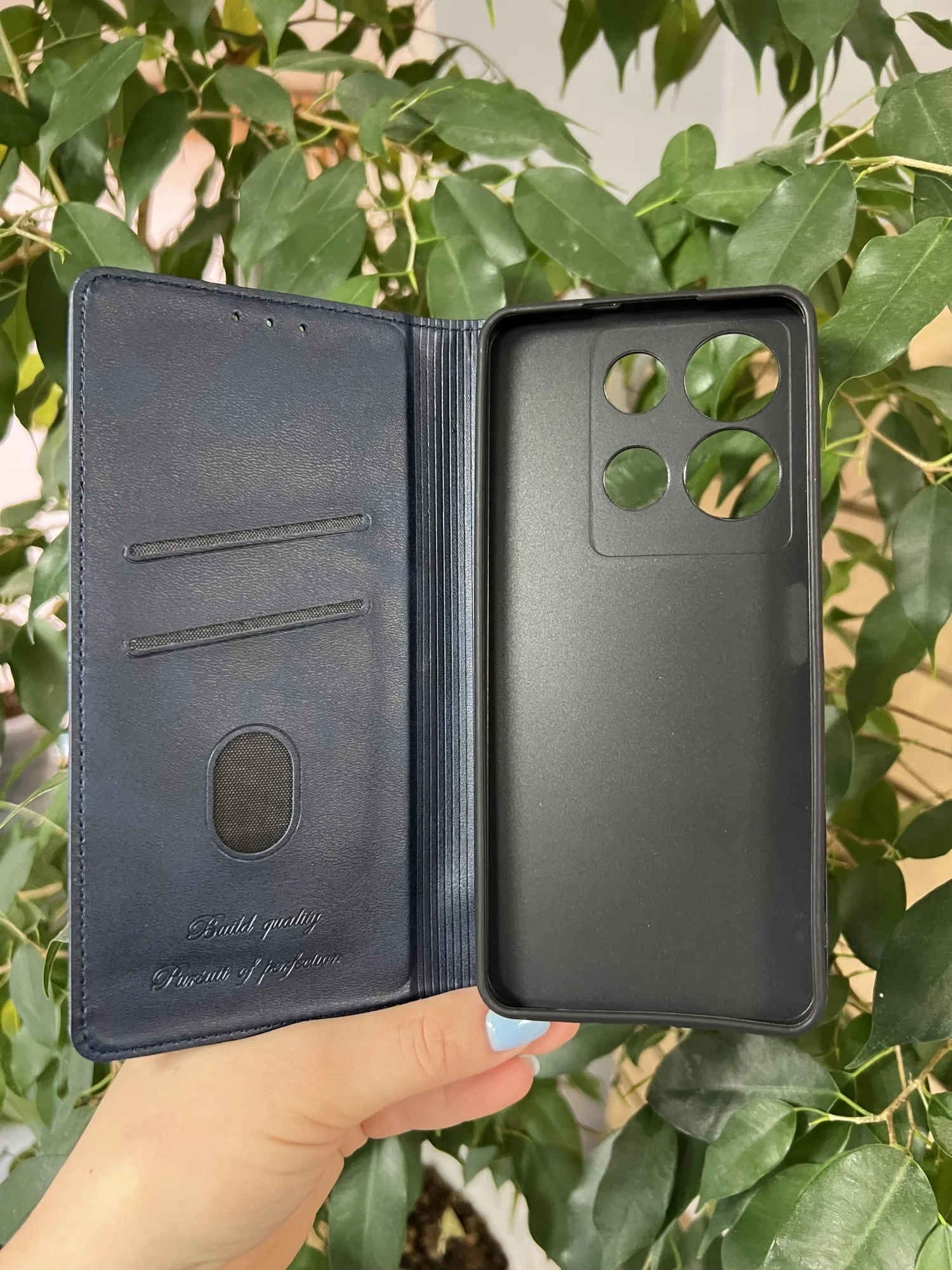 Синий чехол книжка elitcase для Infinix Note 30 4G / Инфиникс Ноте 30 4G