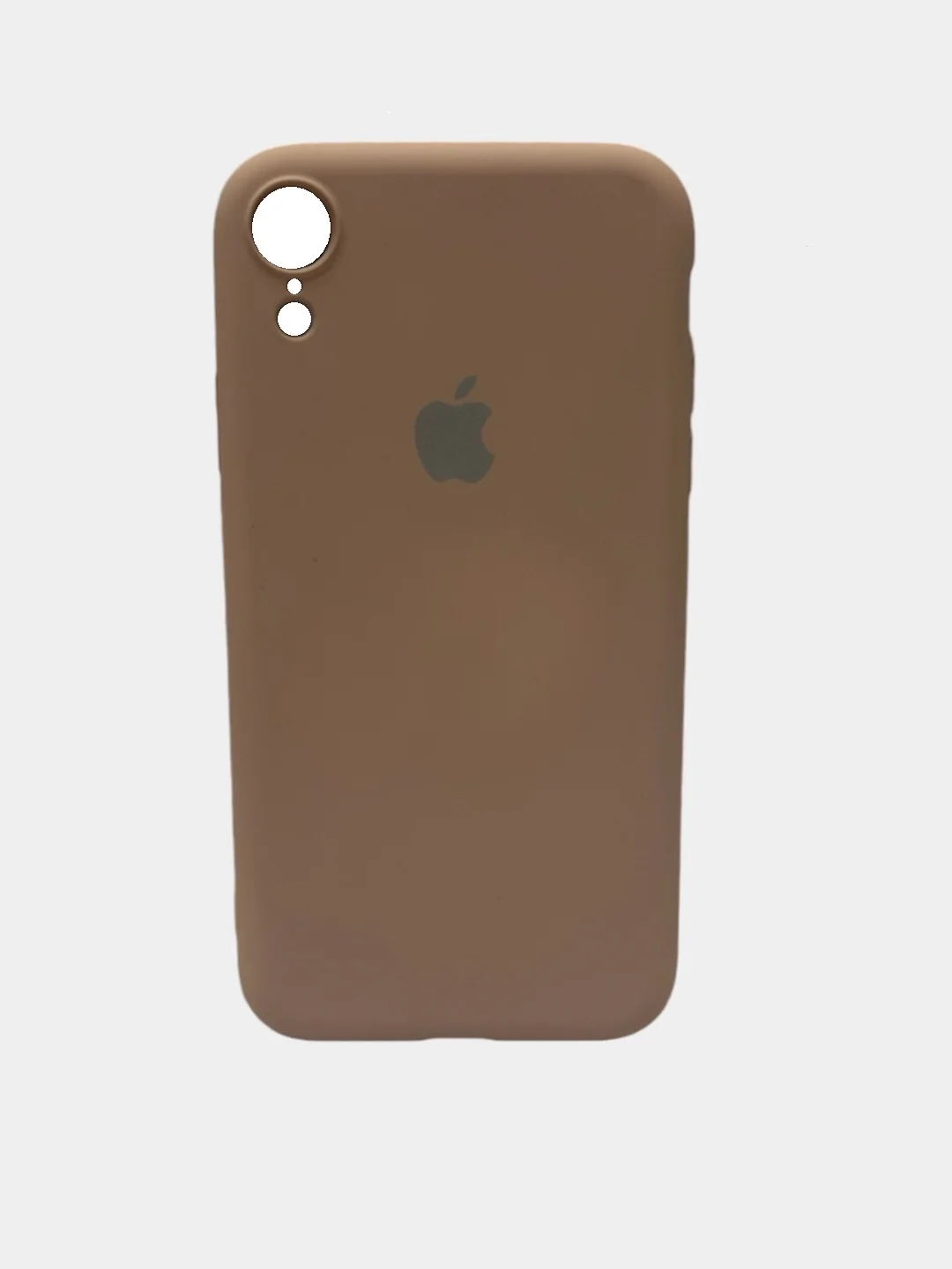 Бежевый меланж чехол силиконовый для iPhone XR /XS