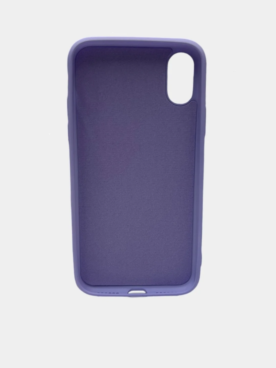 Лавандовый чехол силиконовый для iPhone XR /XS