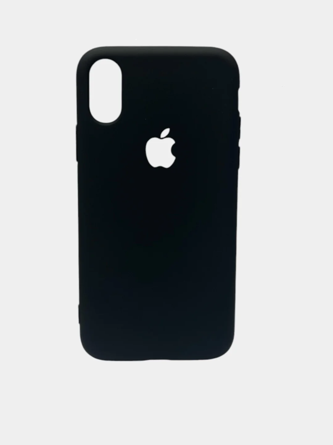 Черный чехол силиконовый для iPhone XR /XS