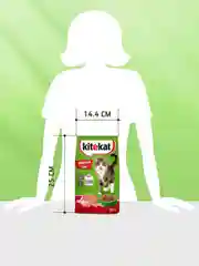 Сухой полнорационный корм KITEKAT™ для взрослых кошек «Мясной Пир», 800г