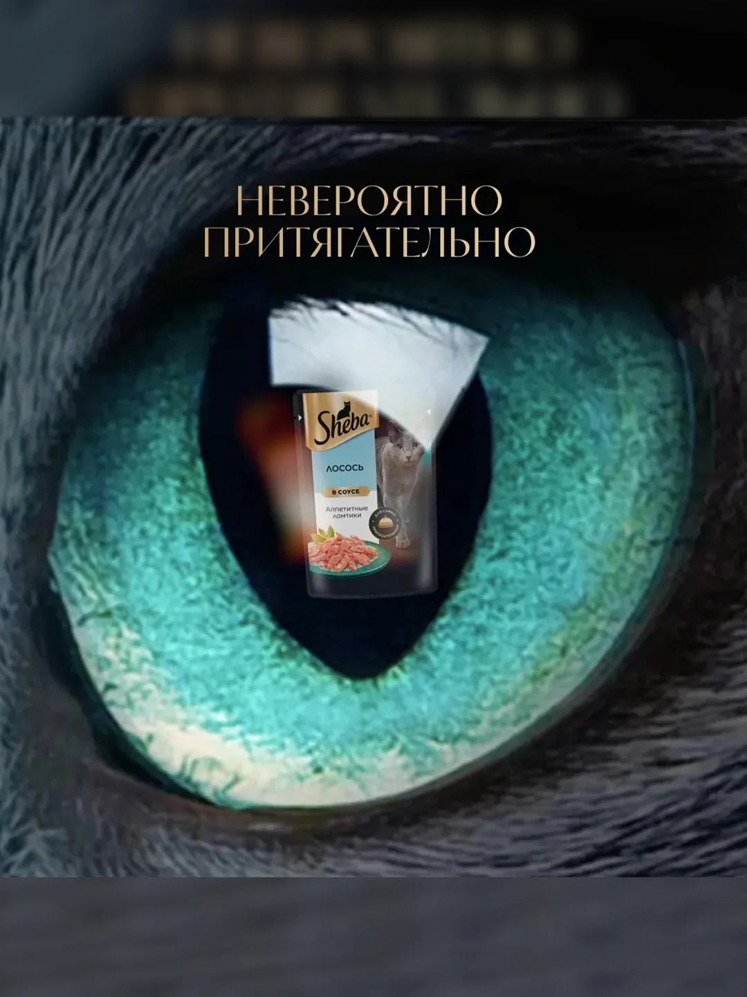 Влажный корм для кошек SHEBA® с лососем. «Ломтики в соусе. Лосось», 28 шт по 75г