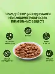 Влажный корм KITEKAT™ для кошек со вкусом ягнёнка в соусе «Лакомый ягнёнок», 28 шт по 85г