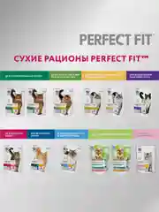 Сухой полнорационный корм PERFECT FIT™ для стерилизованных кошек, с говядиной, 650 г