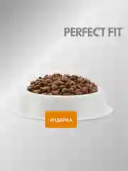Сухой корм PERFECT FIT™ для взрослых кошек с чувствительным пищеварением с индейкой, 1.2кг
