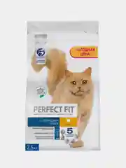 Cухой полнорационный корм PERFECT FIT™ для живущих в помещении кошек, с курицей, 2.5кг