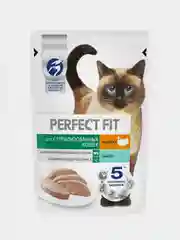 Влажный корм PERFECT FIT™ для стерилизованных кошек, паштет с индейкой, 28 шт по 75г