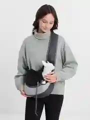 Белый сумка переноска Слинг для животных, кошек, собак