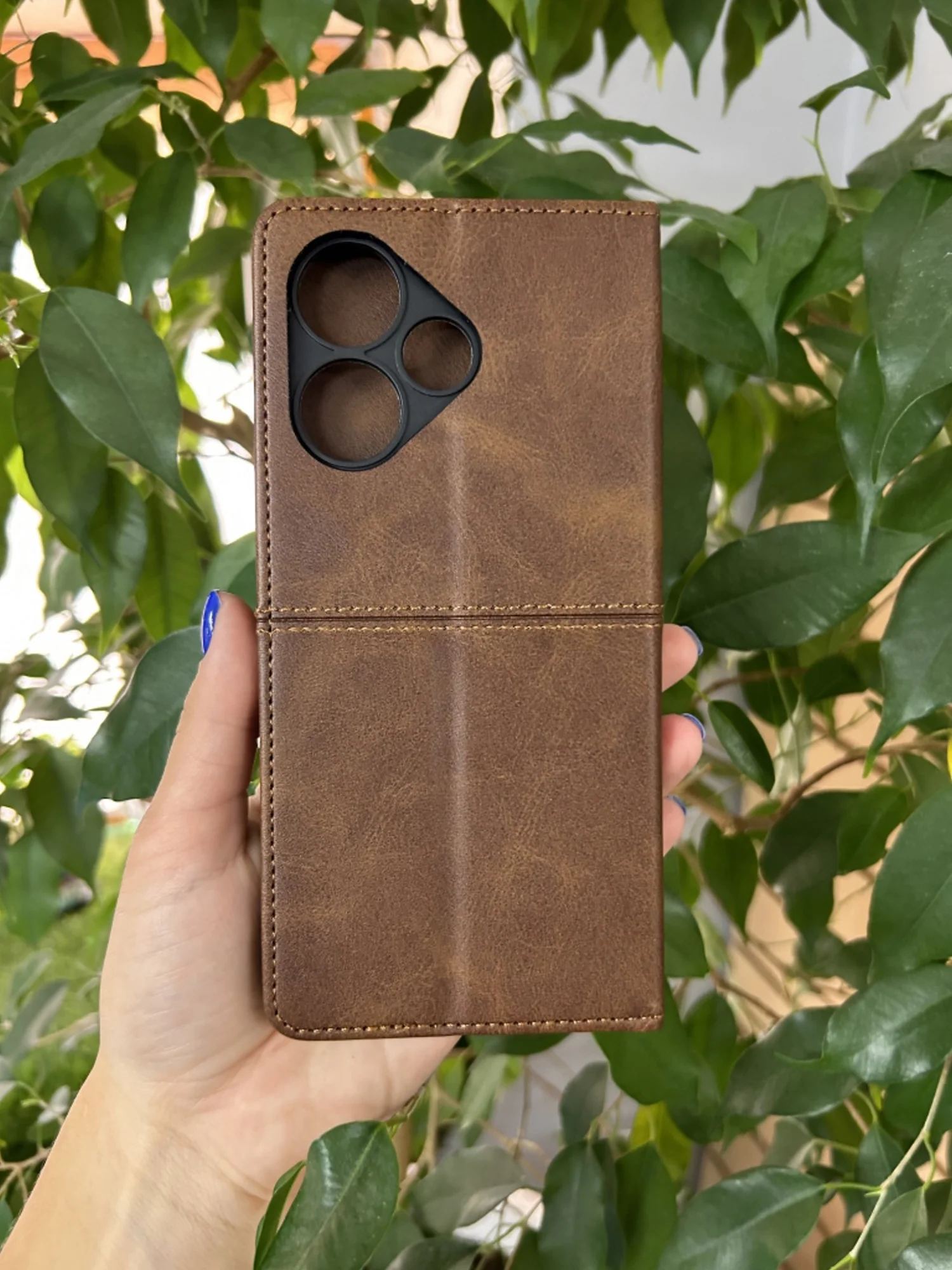 Тёмно-коричневый чехол книжка elitcase для Infinix Hot 30i / Инфиникс Хот 30i