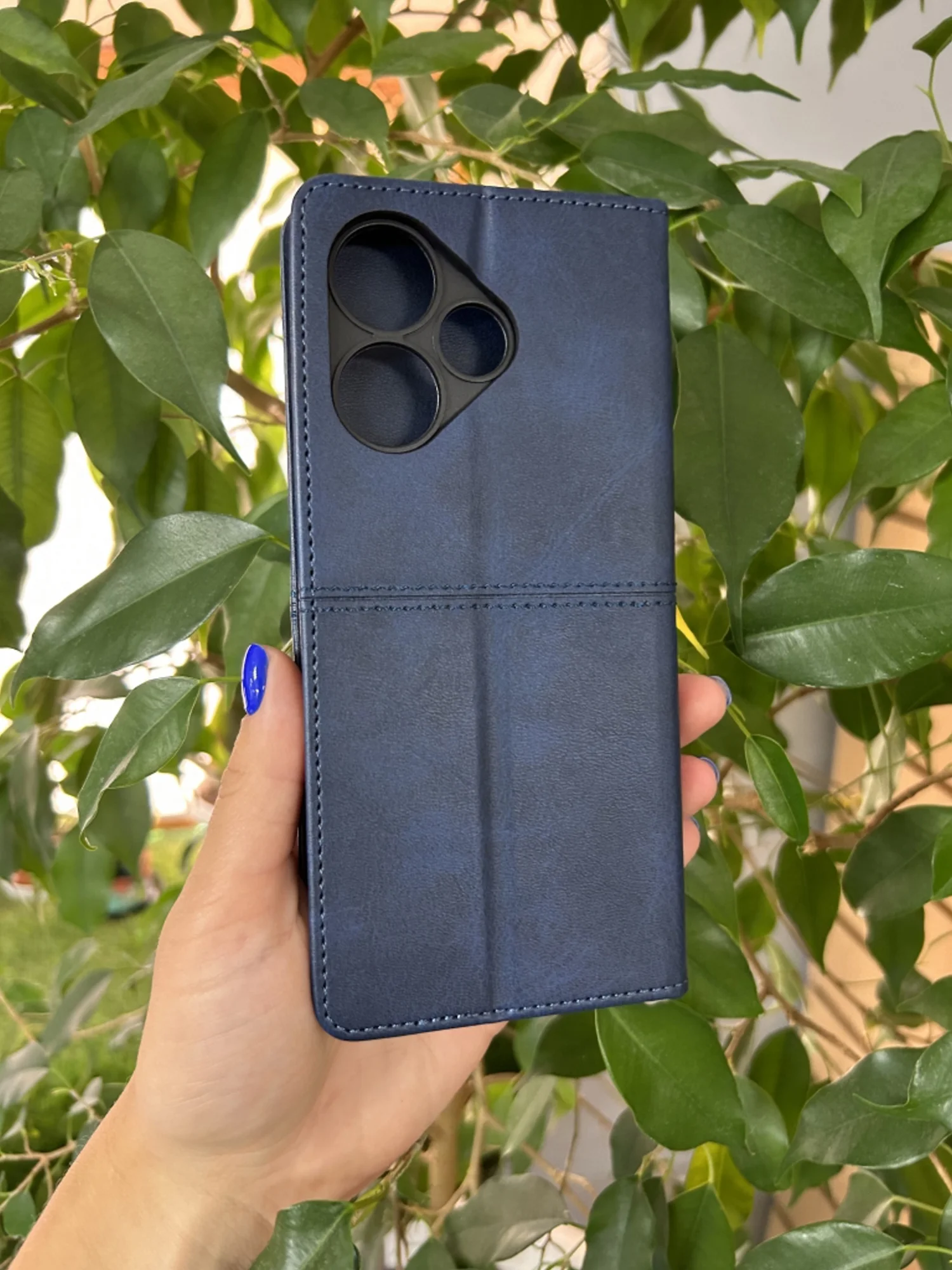 Синий чехол книжка elitcase для Infinix Hot 30i / Инфиникс Хот 30i